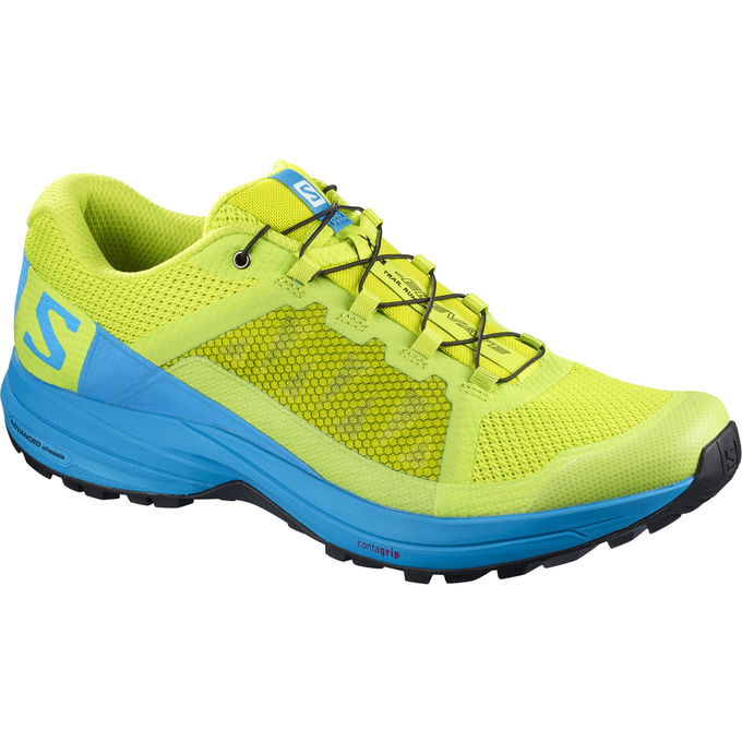 Zapatillas Trail Running Salomon Hombre Amarillo / Azules - Salomon Argentina XA ELEVATE ,829645-SPY